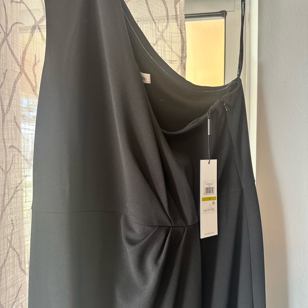 Calvin Klein long black dress
